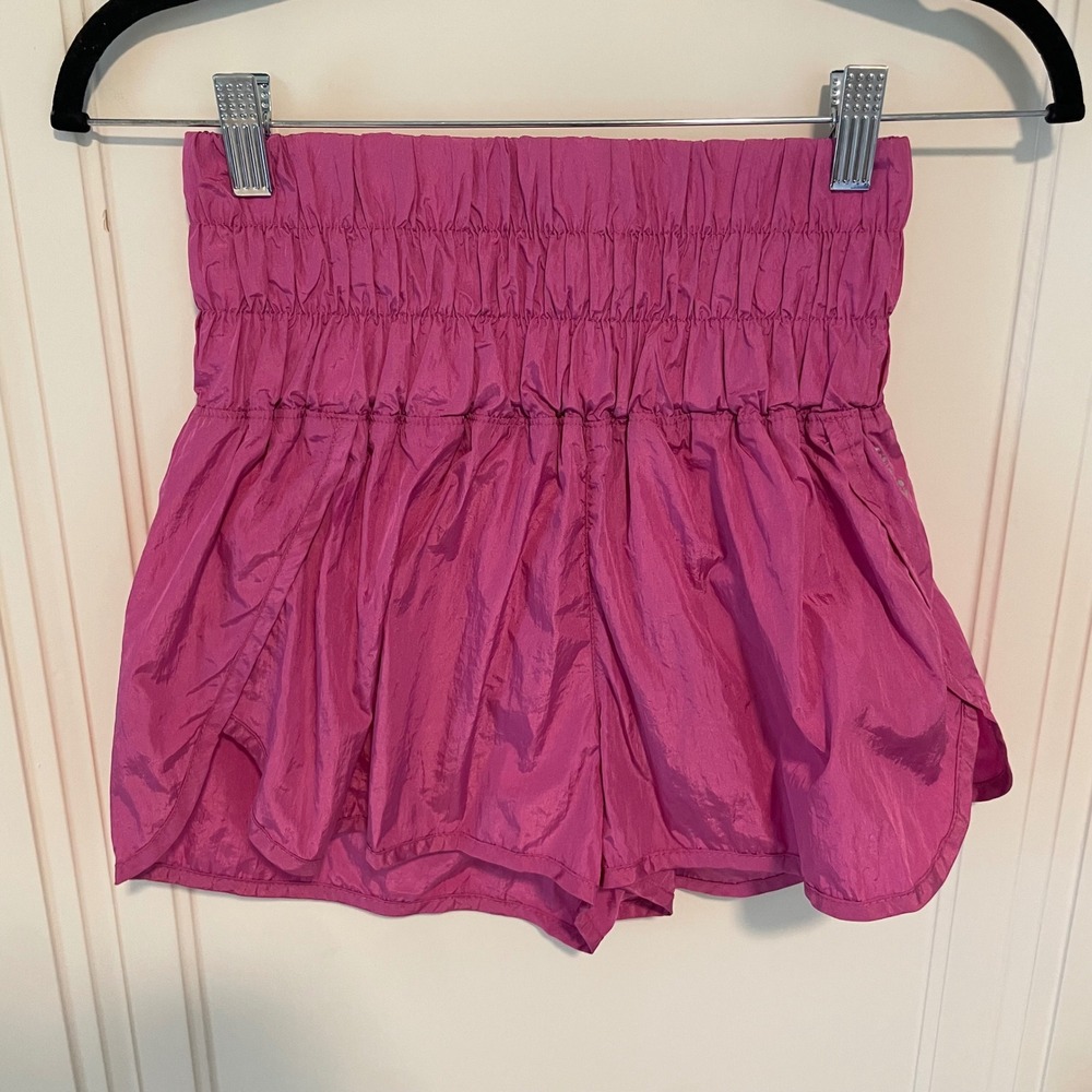 Free People Movement The Way Home Shorts Passion Fruit Hot Pink Small - Picture 3 of 6
